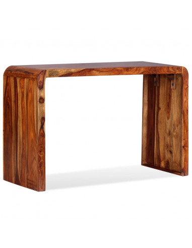 Credenza/Scrittoio in Legno Massello di Sheesham Marrone