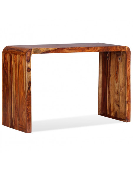 Credenza/Scrittoio in Legno Massello di Sheesham Marrone