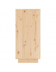 Credenze 2 pz 31,5x34x75 cm in Legno Massello di Pino