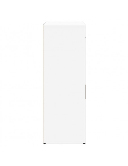 Credenze 2 pz Bianche 60x30x84 cm in Legno Multistrato