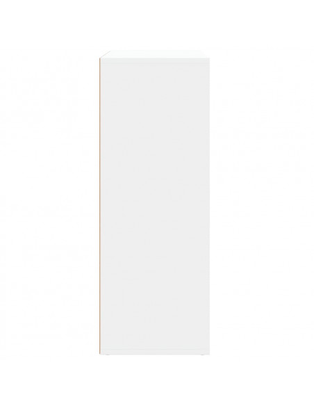 Credenze 2 pz Bianche 60x31x84 cm in Legno Multistrato