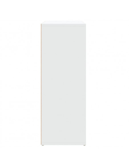 Credenze 2 pz Bianche 60x31x84 cm in Legno Multistrato