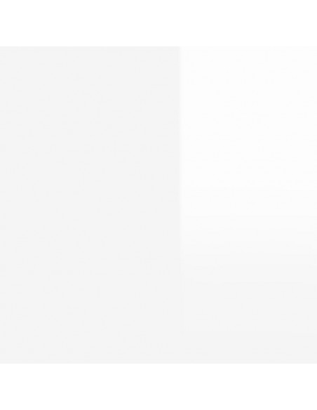 Credenze 2 pz Bianco Lucido 37,5x35,5x67,5 cm Legno Multistrato