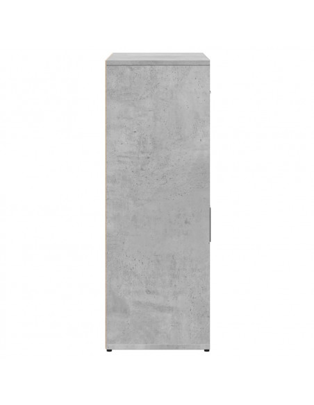 Credenze 2 pz Grigio Cemento 60x30x84 cm in Legno Multistrato
