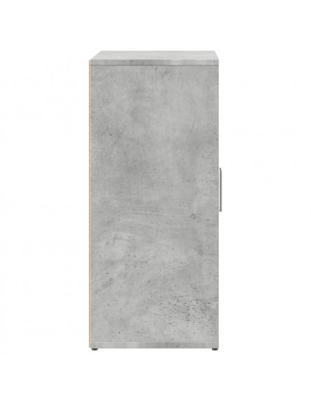 Credenze 2 pz Grigio Cemento 60x31x70 cm in Legno Multistrato
