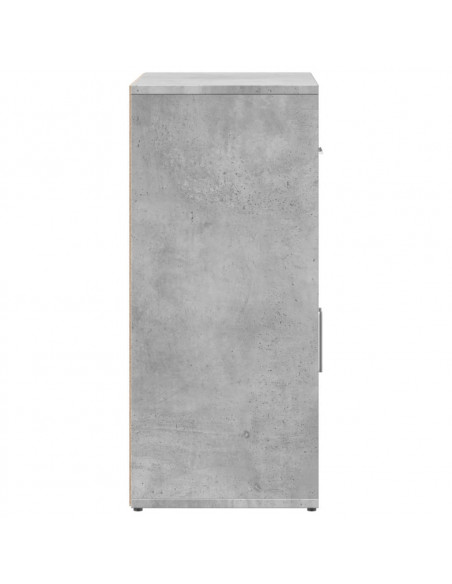 Credenze 2 pz Grigio Cemento 60x31x70 cm in Legno Multistrato