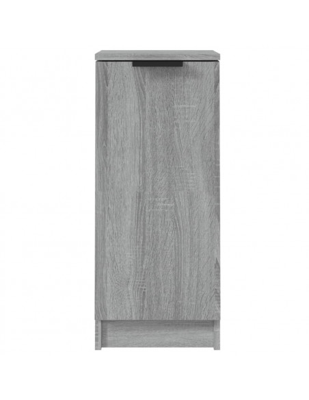 Credenze 2 pz Grigio Sonoma 30x30x70 cm in Legno Multistrato