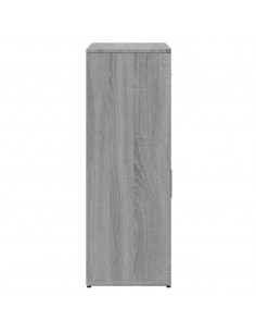 Credenze 2 pz Grigio Sonoma 60x30x84 cm in Legno Multistrato