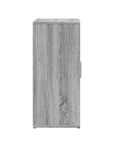 Credenze 2 pz Grigio Sonoma 60x31x70 cm in Legno Multistrato