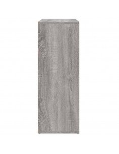 Credenze 2 pz Grigio Sonoma 60x31x84 cm in Legno Multistrato