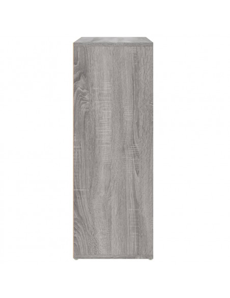 Credenze 2 pz Grigio Sonoma 60x31x84 cm in Legno Multistrato