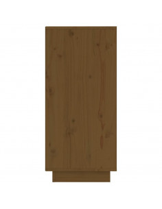 Credenze 2 pz Miele 31,5x34x75 cm in Legno Massello di Pino