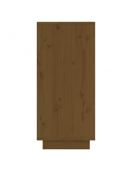 Credenze 2 pz Miele 31,5x34x75 cm in Legno Massello di Pino