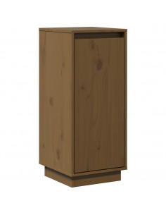 Credenze 2 pz Miele 31,5x34x75 cm in Legno Massello di Pino