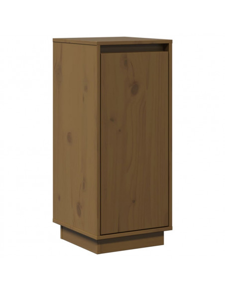 Credenze 2 pz Miele 31,5x34x75 cm in Legno Massello di Pino
