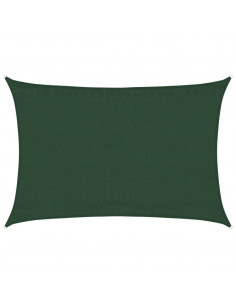 Vela Parasole 160 g/m² Verde Scuro 3,5x4,5 m in HDPE 2