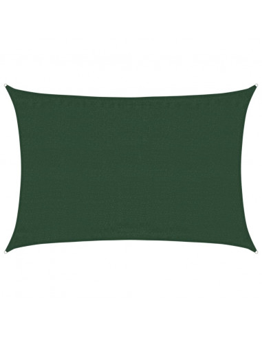 Vela Parasole 160 g/m² Verde Scuro 3,5x4,5 m in HDPE