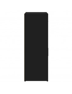 Credenze 2 pz Nere 60x30x84 cm in Legno Multistrato