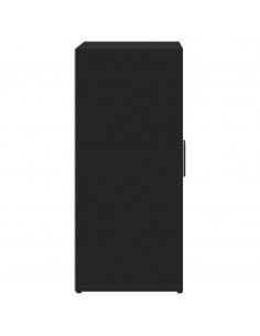 Credenze 2 pz Nere 60x31x70 cm in Legno Multistrato