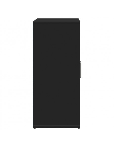 Credenze 2 pz Nere 60x31x70 cm in Legno Multistrato
