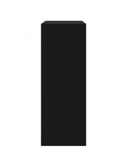 Credenze 2 pz Nere 60x31x84 cm in Legno Multistrato