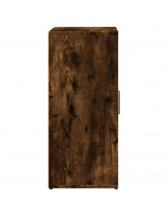 Credenze 2 pz Rovere Fumo 60x31x70 cm in Legno Multistrato