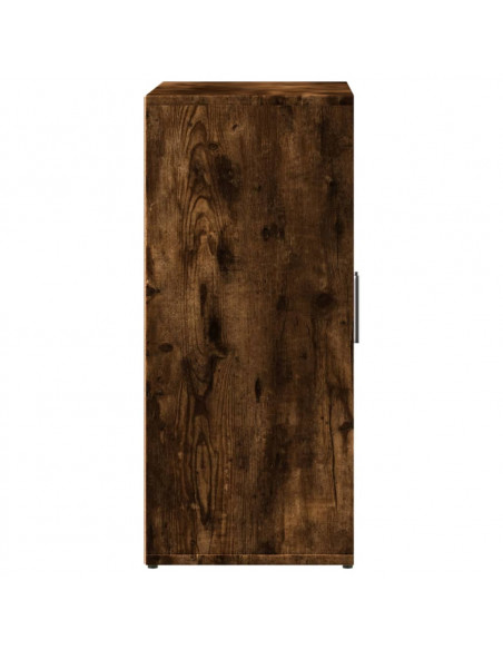 Credenze 2 pz Rovere Fumo 60x31x70 cm in Legno Multistrato