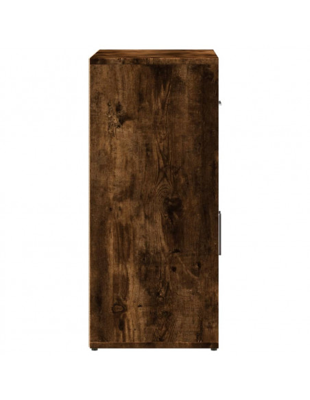 Credenze 2 pz Rovere Fumo 60x31x70 cm in Legno Multistrato