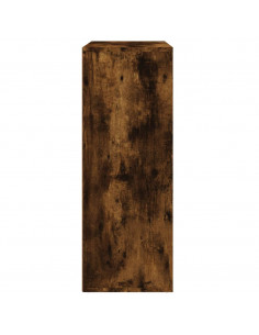 Credenze 2 pz Rovere Fumo 60x31x84 cm in Legno Multistrato