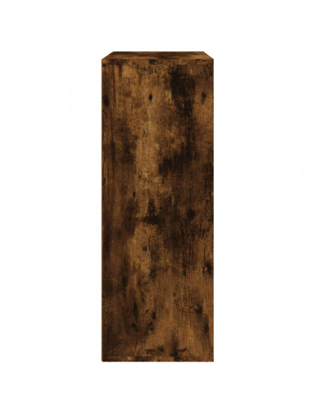 Credenze 2 pz Rovere Fumo 60x31x84 cm in Legno Multistrato