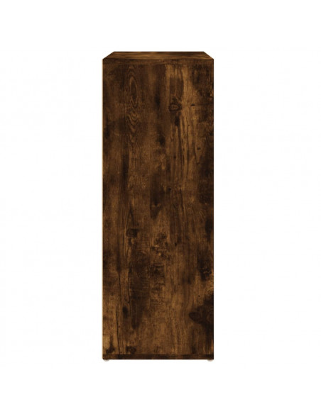 Credenze 2 pz Rovere Fumo 60x31x84 cm in Legno Multistrato