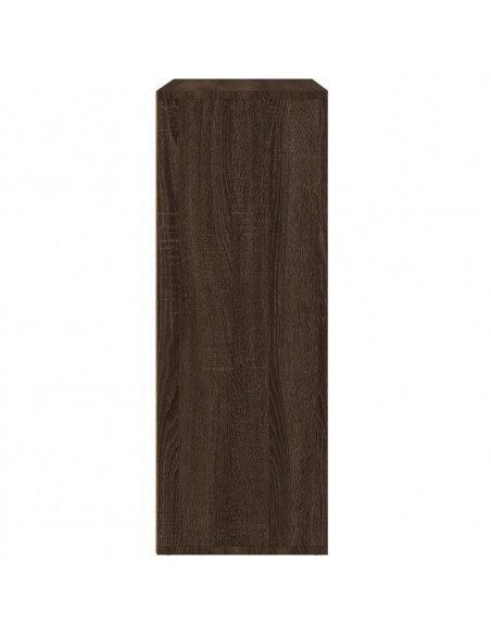 Credenze 2 pz Rovere Marrone 60x31x84 cm in Legno Multistrato