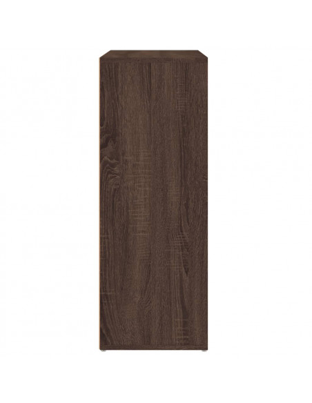 Credenze 2 pz Rovere Marrone 60x31x84 cm in Legno Multistrato