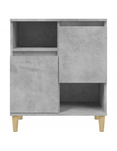 Credenze 2pz Grigio Cemento 60x35x70 cm in Legno Multistrato