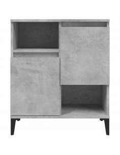 Credenze 2pz Grigio Cemento 60x35x70 cm in Legno Multistrato