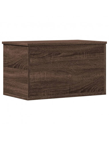 Contenitore Portaoggetti Rovere Marrone 60x35x35 cm Truciolato
