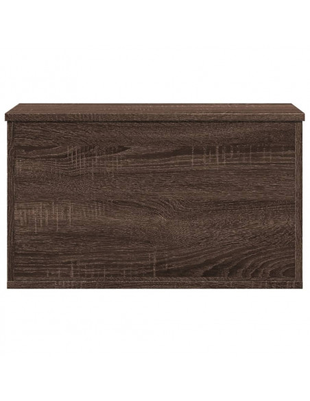Contenitore Portaoggetti Rovere Marrone 60x35x35 cm Truciolato