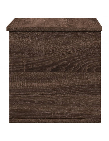 Contenitore Portaoggetti Rovere Marrone 60x35x35 cm Truciolato