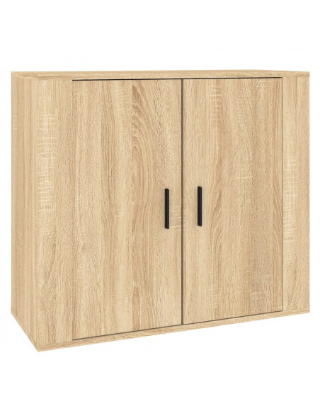 Credenze 3 pz Rovere Sonoma in Legno Multistrato