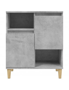 Credenze 3pz Grigio Cemento 60x35x70 cm in Legno Multistrato 2