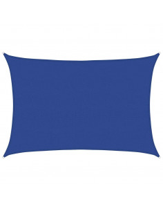 Vela Parasole 160 g/m² Rettangolare Blu 5x7 m in HDPE 2