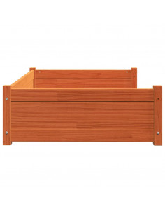 Cuccia Cani Marrone Cera 105,5x75,5x28 cm Legno Massello Pino 2