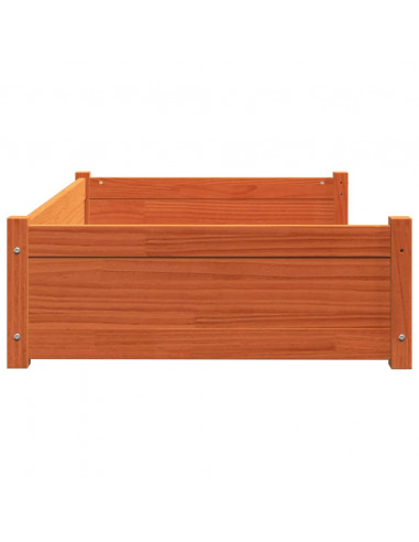 Cuccia Cani Marrone Cera 105,5x75,5x28 cm Legno Massello Pino