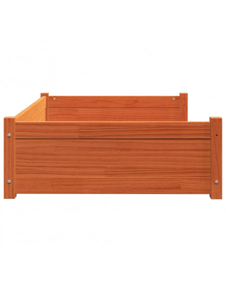 Cuccia Cani Marrone Cera 105,5x75,5x28 cm Legno Massello Pino