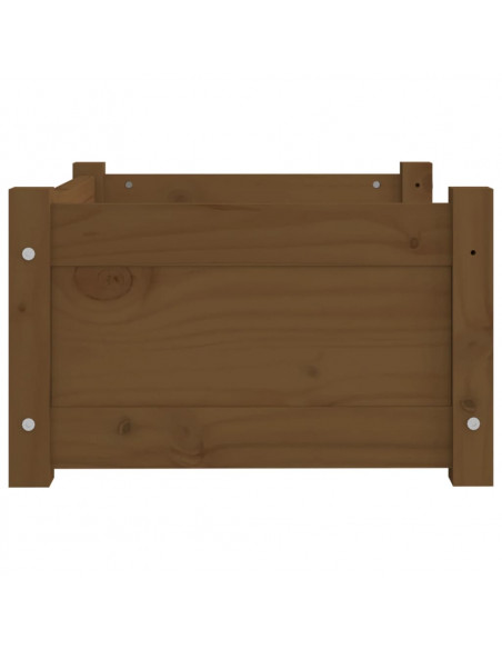 Cuccia per Cani Miele 55,5x45,5x28 cm Legno Massello di Pino
