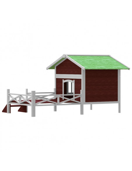 Cuccia per Cani Moka 159x120x88,5 cm in Legno Massello di Pino