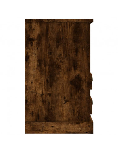 Comodini 2pz Rovere Fumo 43x36x60 cm