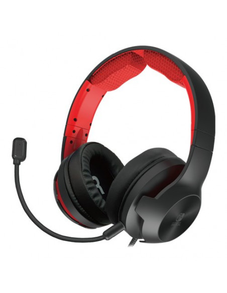Cuffie gaming Hori NSW 200U SWITCH Headset Pro Black e Red Black e Red