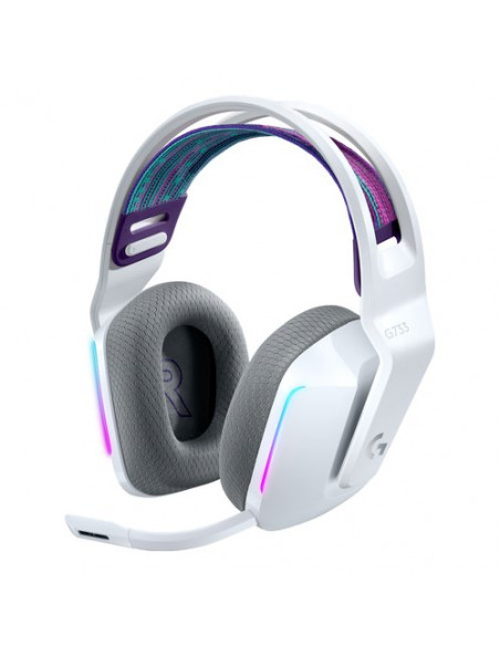 Cuffie gaming Logitech 981 000883 G SERIES G733 Lightspeed Rgb White W