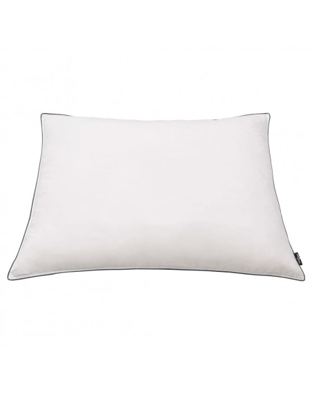 Cuscini 2 pz Imbottitura Leggera Mix di Piume 70x60 cm Bianchi